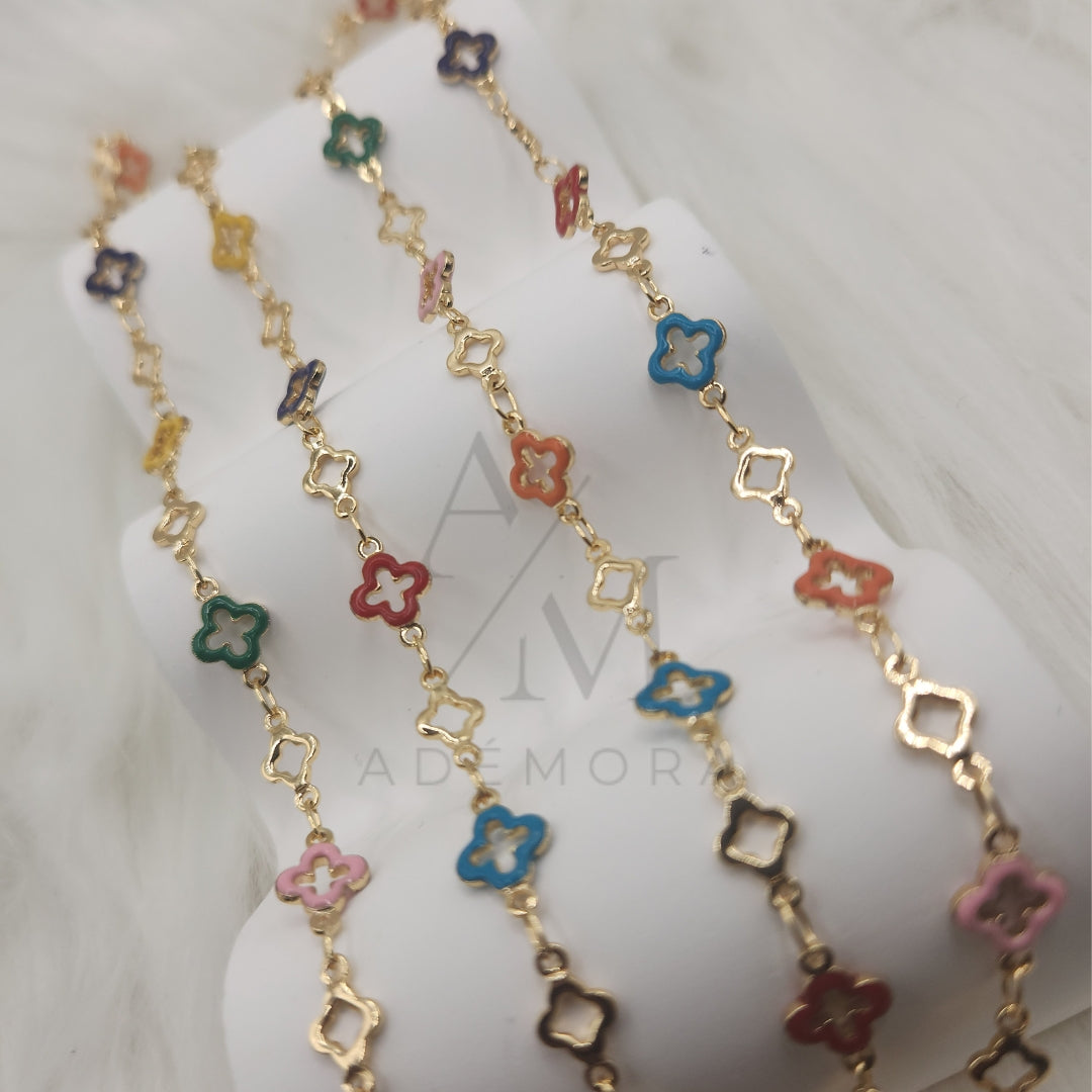 Elysia Outline Clover Waist Chain