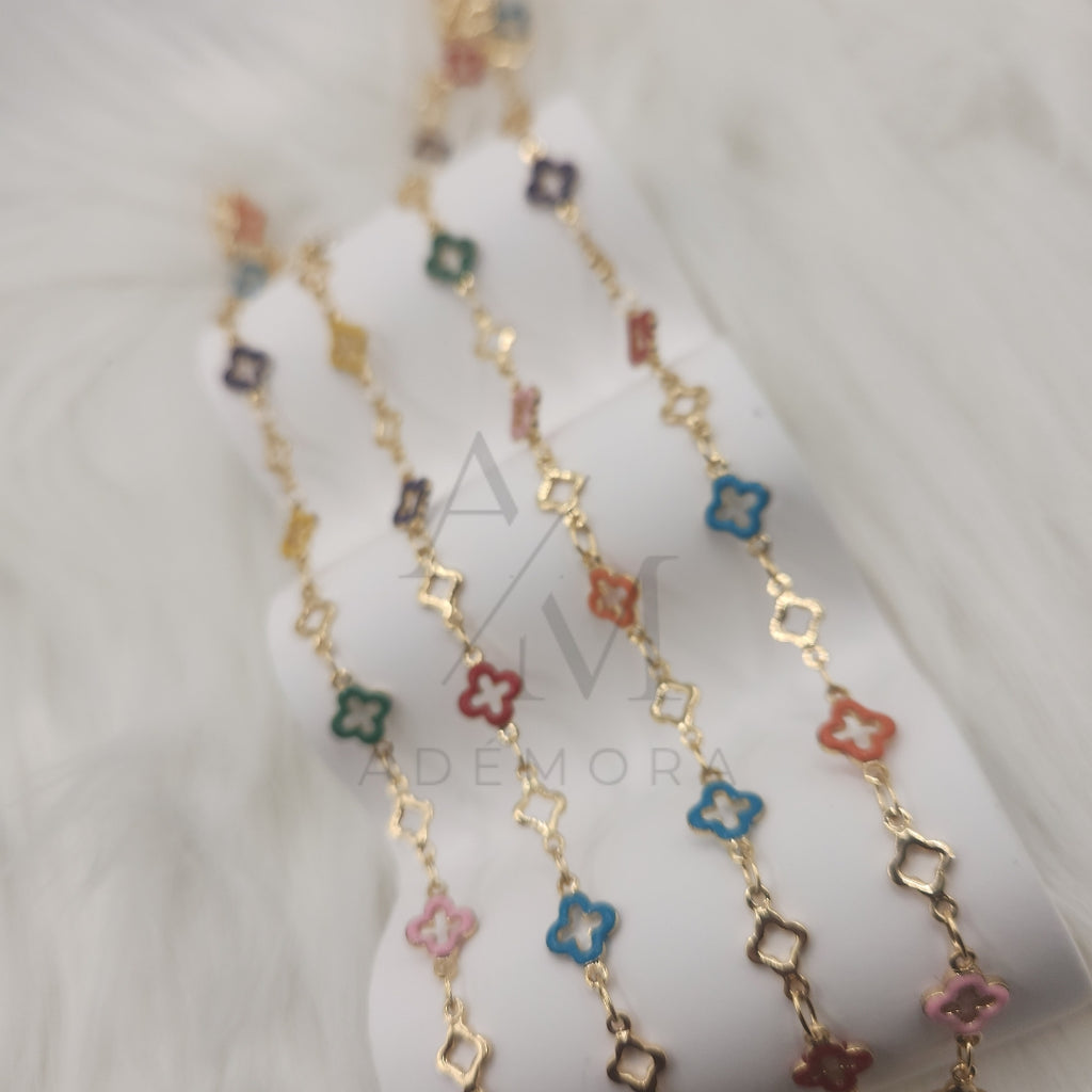 Elysia Outline Clover Waist Chain