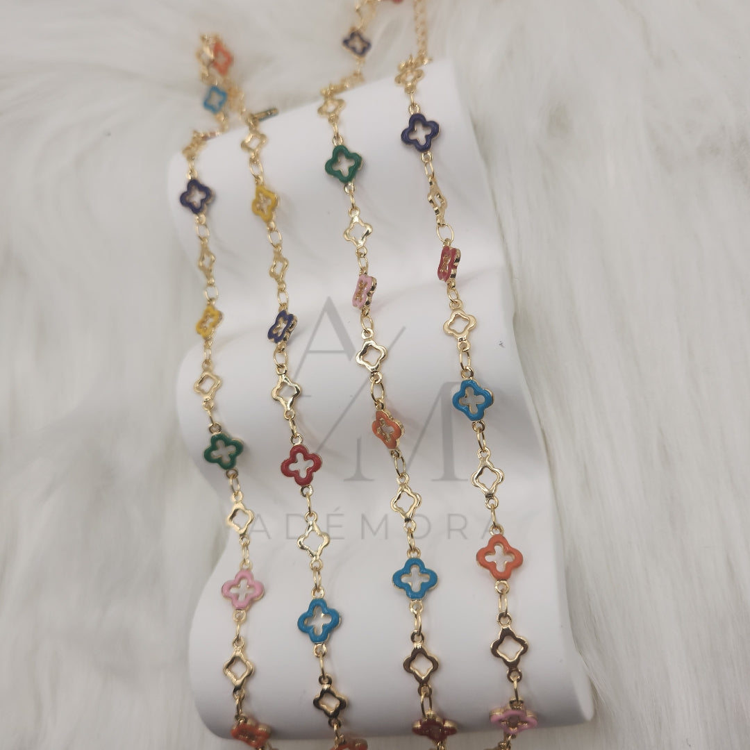 Elysia Outline Clover Waist Chain