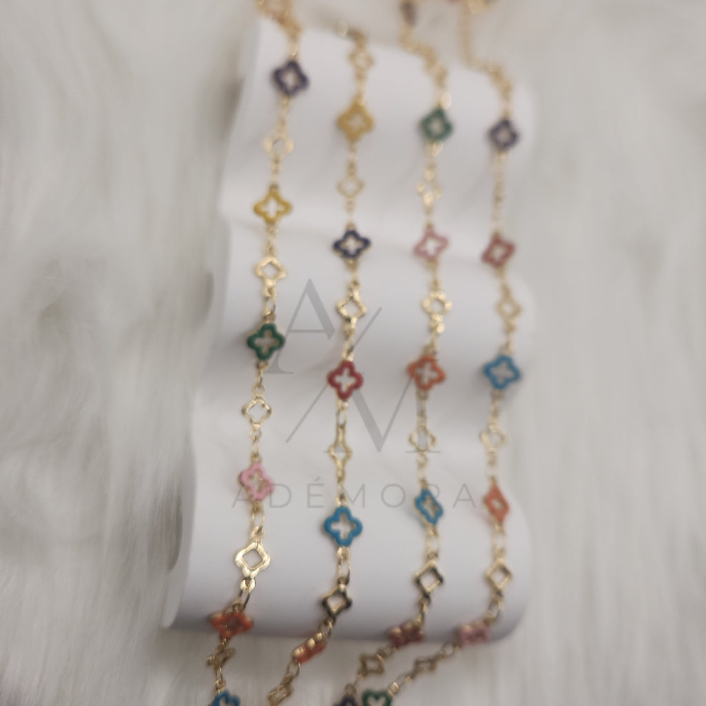 Elysia Outline Clover Waist Chain