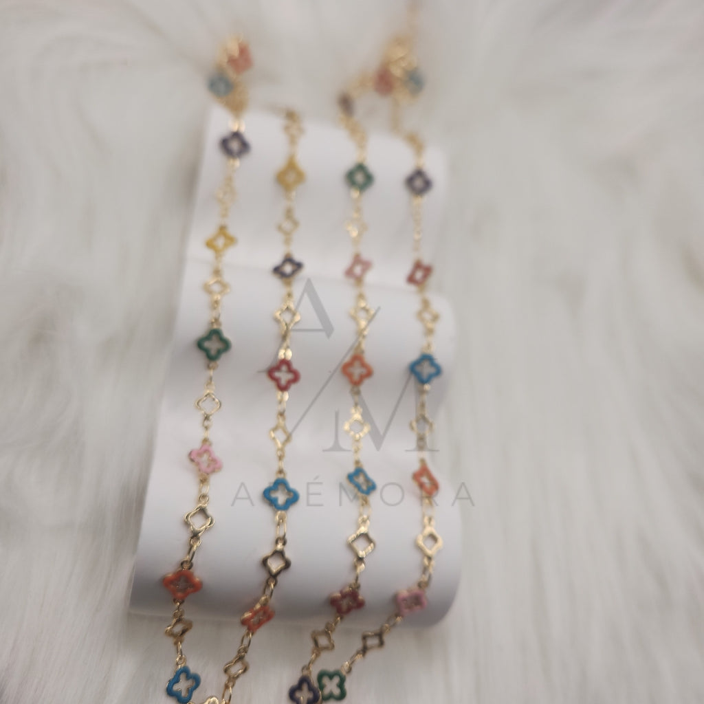 Elysia Outline Clover Waist Chain