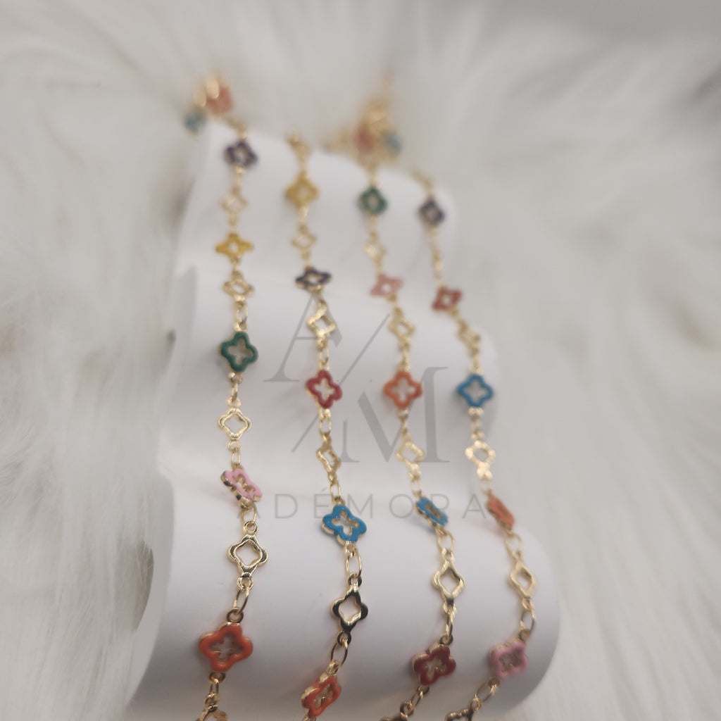 Elysia Outline Clover Waist Chain